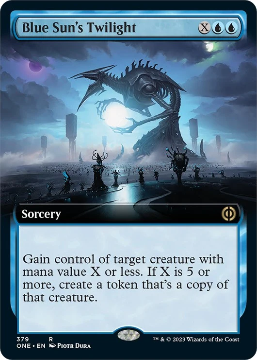 Blue Sun's Twilight (Extended Art) (379) (Phyrexia: All Will Be One)