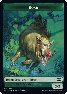 Boar // Vampire Double-Sided Token (15 // 9)