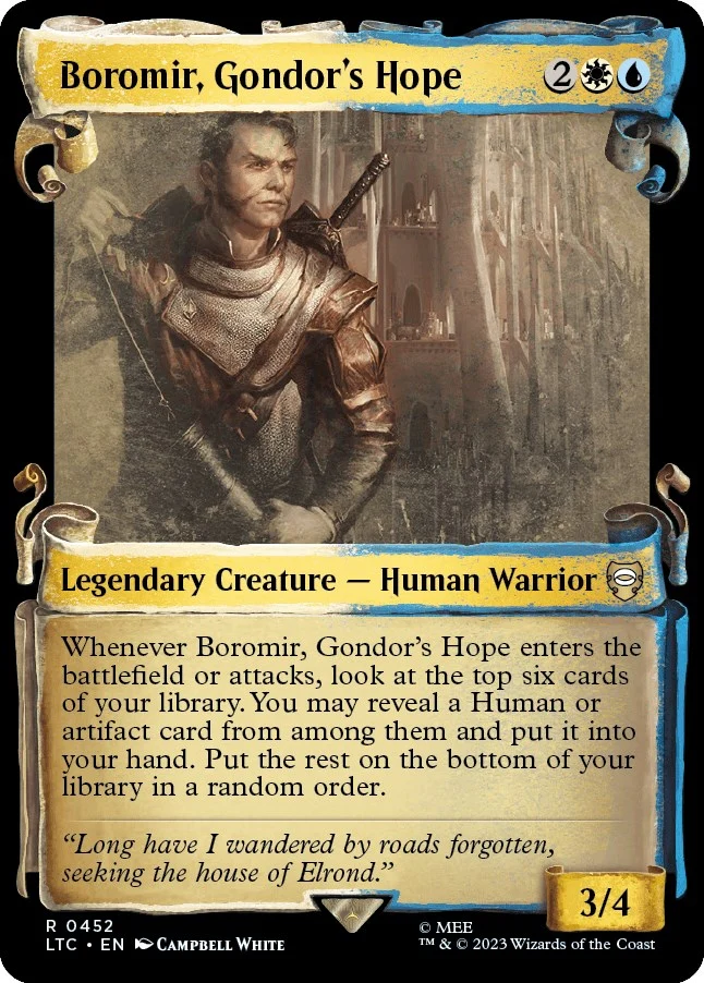 Boromir, Gondor's Hope (Showcase Scrolls) (452)