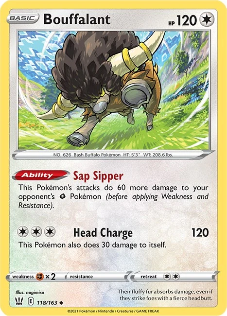Bouffalant (118/163) (SWSH05: Battle Styles)