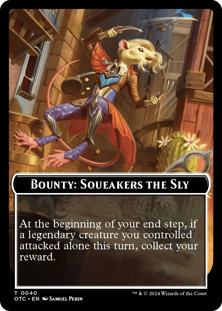 Bounty: Squeakers the Sly // Bounty Rules Double-Sided Token (40)