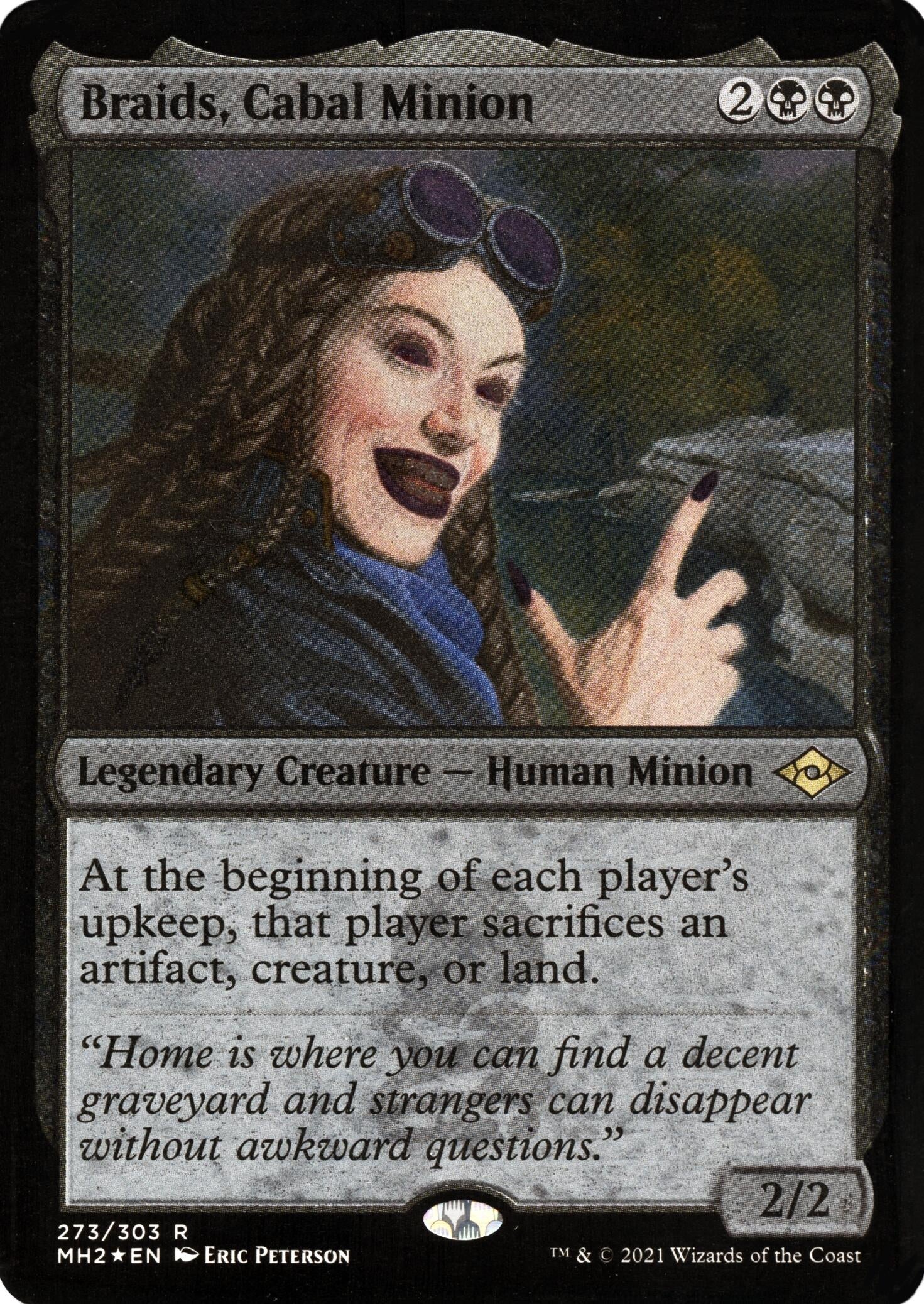 Braids, Cabal Minion (Foil Etched) (273) (Modern Horizons 2)