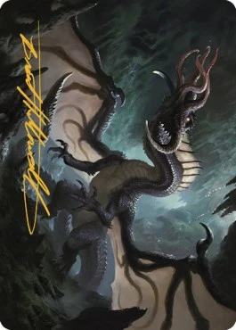 Brainstealer Dragon Art Card (Gold-Stamped Signature) (31)