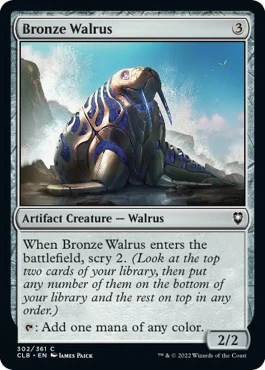 Bronze Walrus (302)