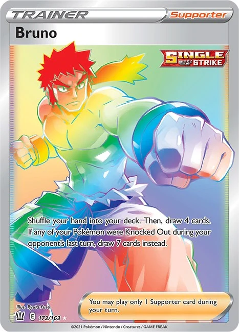 Bruno (Secret) (172/163) (SWSH05: Battle Styles)