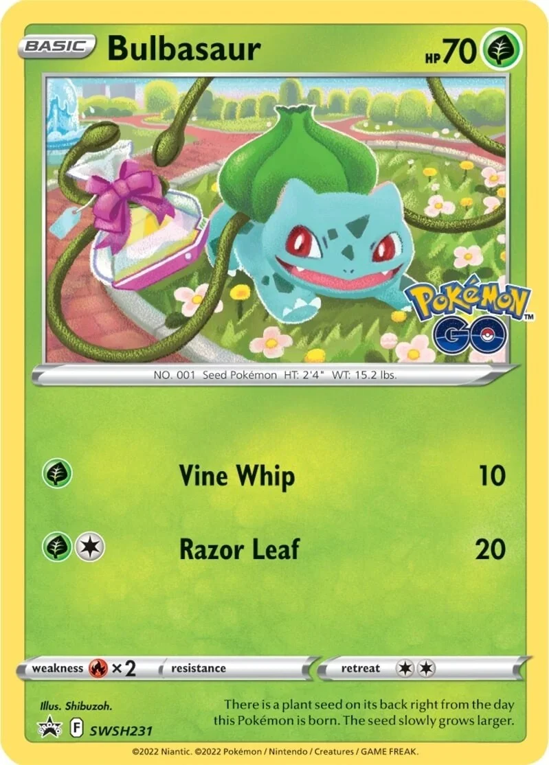 Bulbasaur - SWSH231 (SWSH231) (SWSH: Sword & Shield Promo Cards)