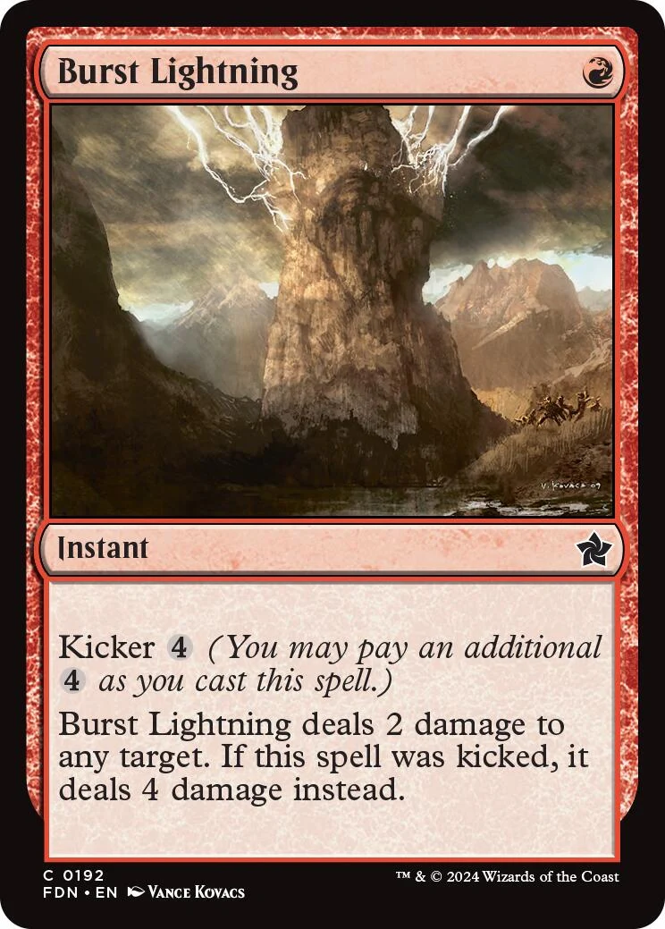 Burst Lightning (192) (Foundations)