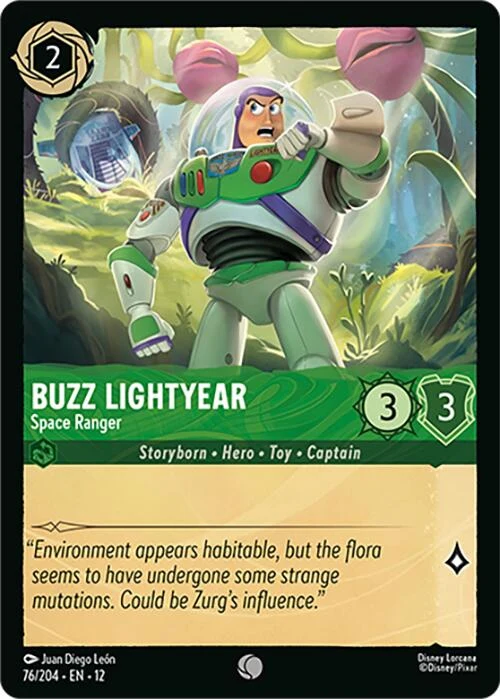 Buzz Lightyear - Space Ranger (76/204) (Wilds Unknown)
