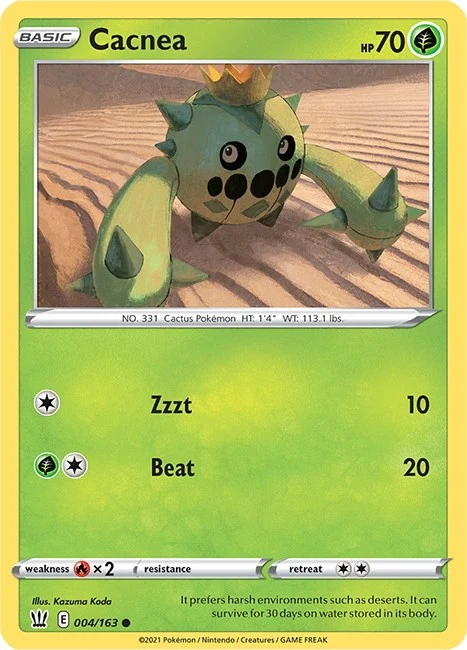 Cacnea (004/163) (SWSH05: Battle Styles)