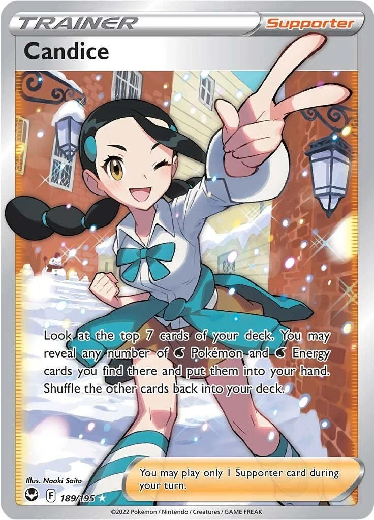 Candice (Full Art) (189/195) (SWSH12: Silver Tempest)