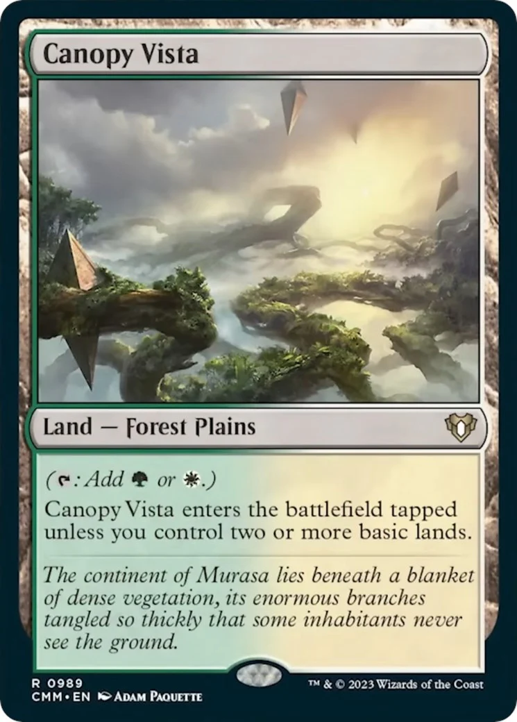 Canopy Vista (989) (Commander Masters)