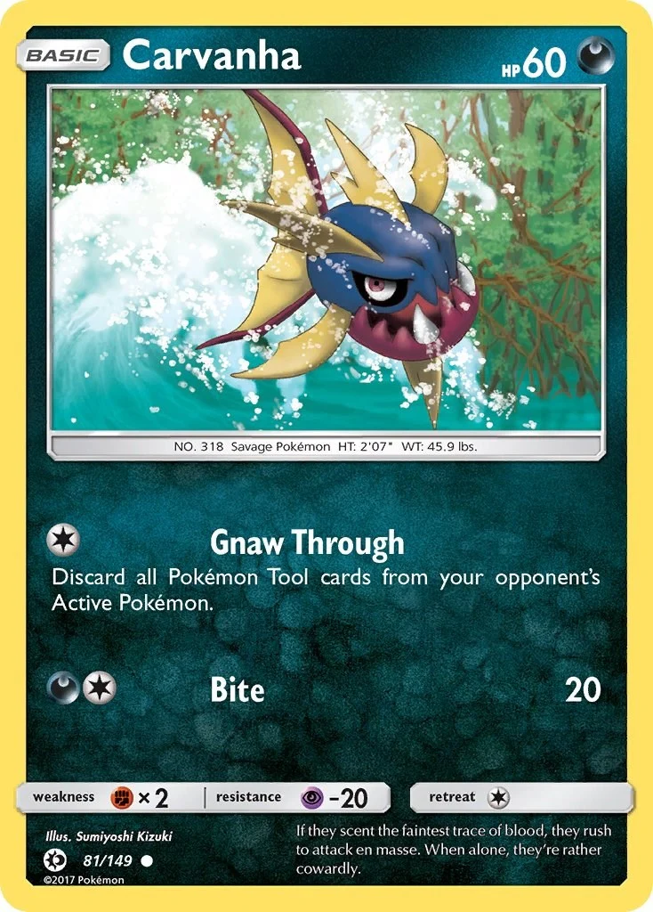 Carvanha (81/149) (SM Base Set)