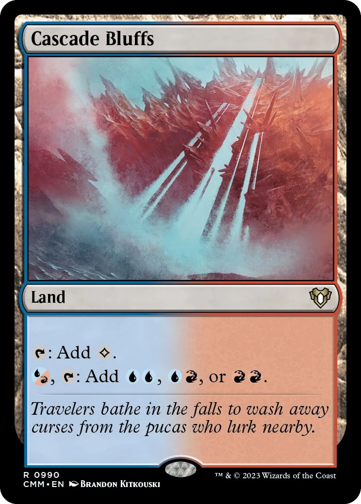 Cascade Bluffs (990) (Commander Masters)