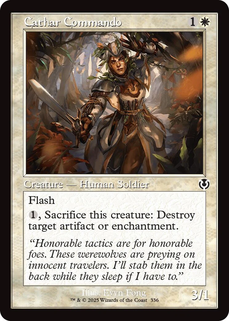 Cathar Commando (Retro Frame) (336) (Innistrad Remastered)