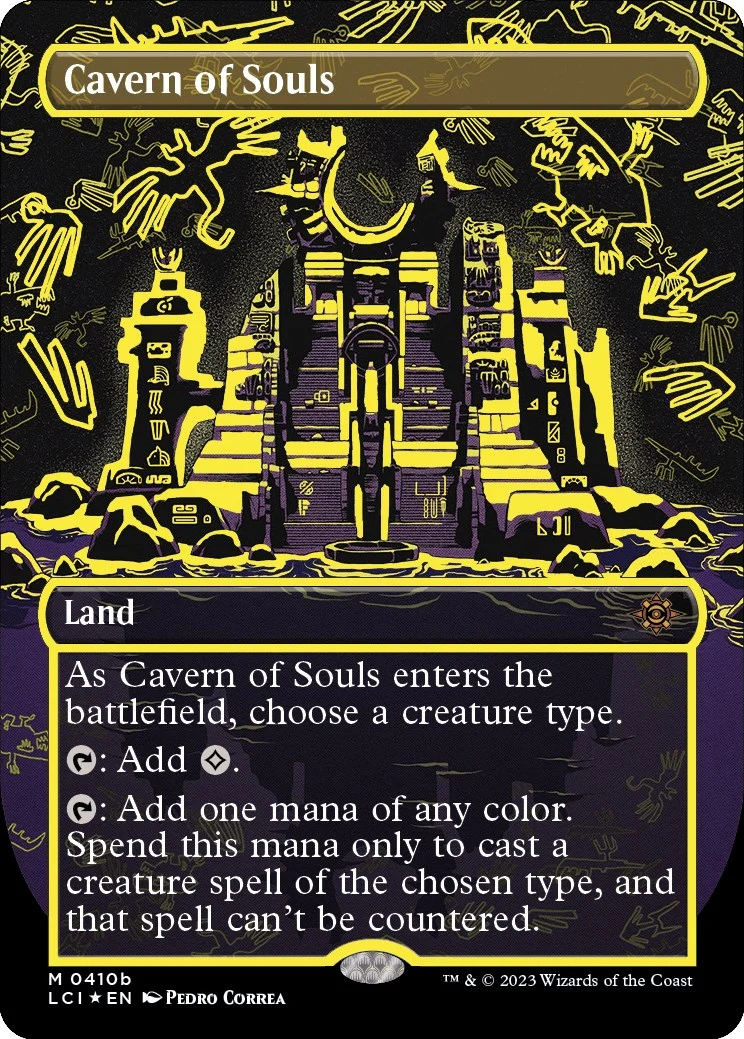 Cavern of Souls (Neon Yellow) (410b) (WPN & Gateway Promos)