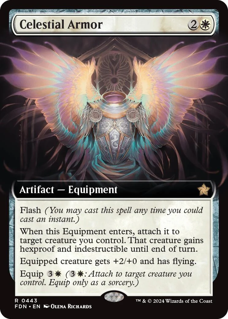 Celestial Armor (Extended Art) (443) (Foundations)