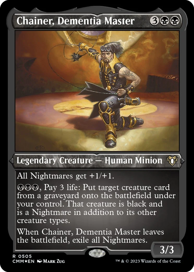 Chainer, Dementia Master (Foil Etched) (505) (Commander Masters)