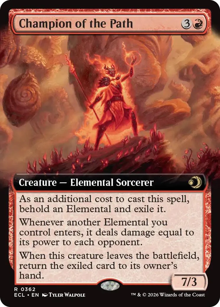 Champion of the Path (Extended Art) (362) (Lorwyn Eclipsed)
