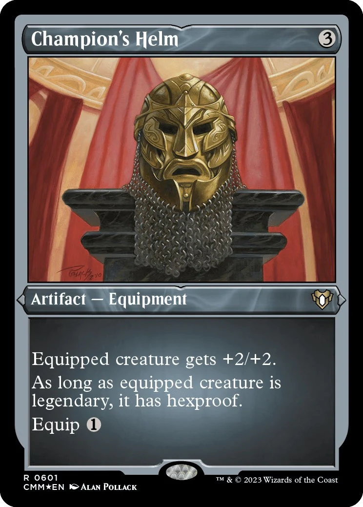 Champion's Helm (Foil Etched) (601) (Commander Masters)