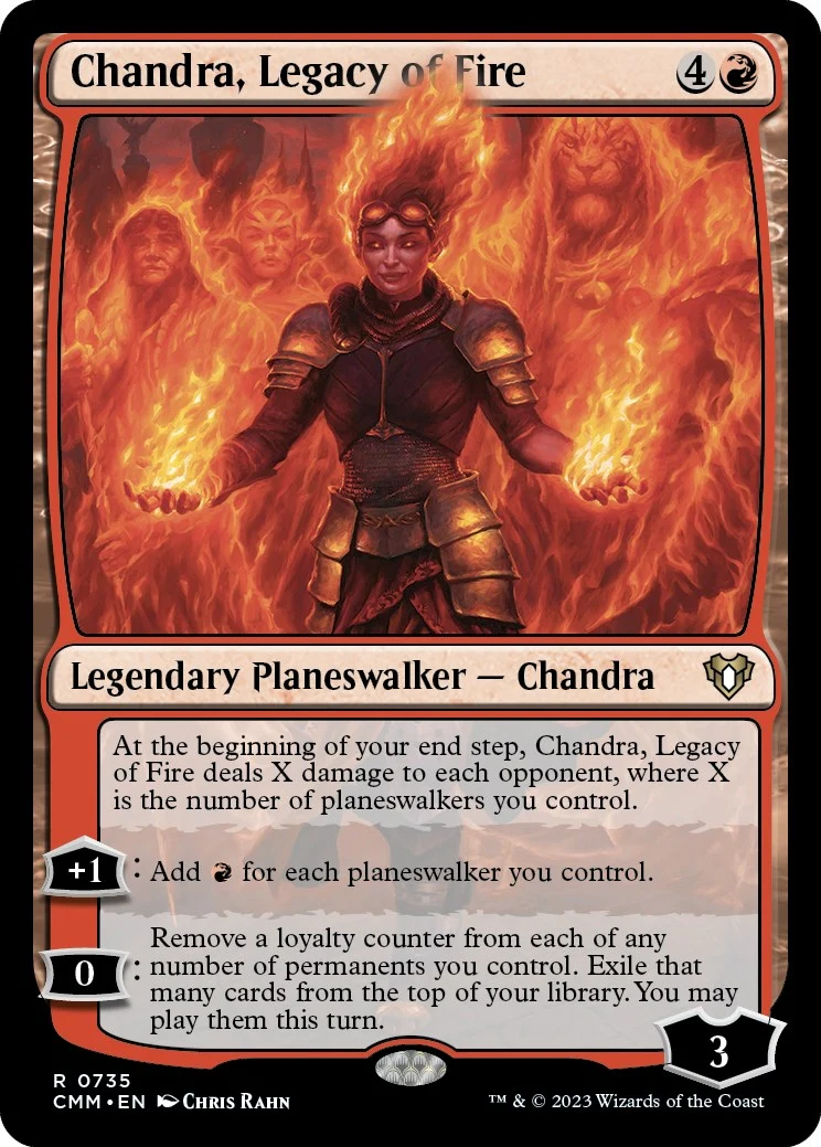 Chandra, Legacy of Fire (735) (Commander Masters)