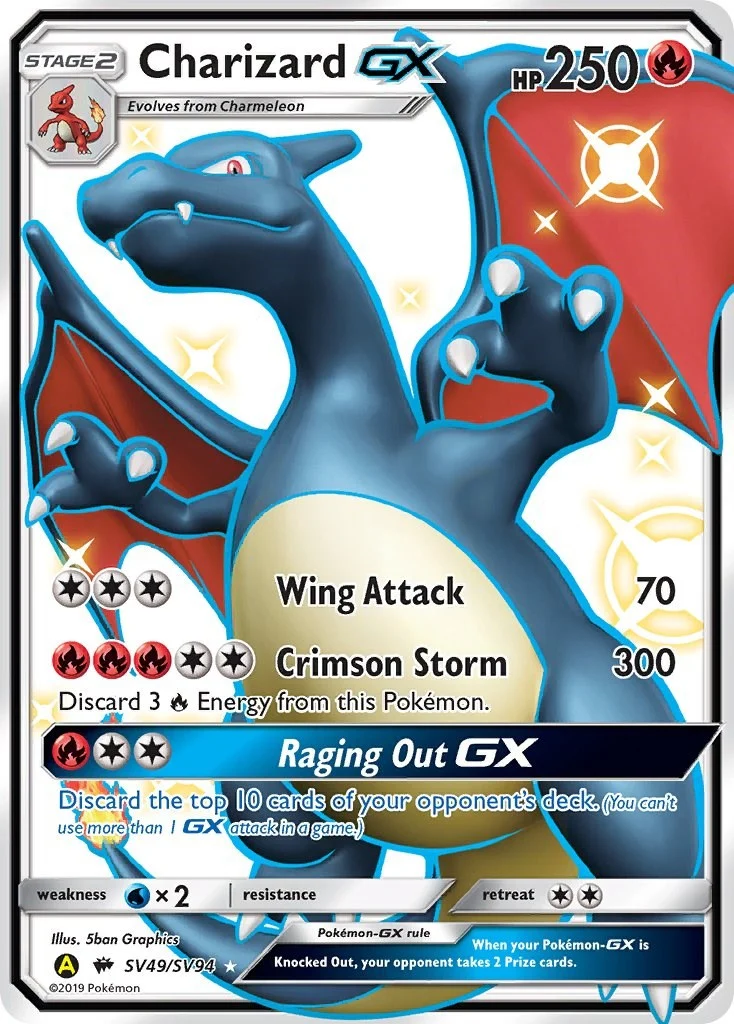 Charizard GX (SV49/SV94) (Hidden Fates: Shiny Vault)