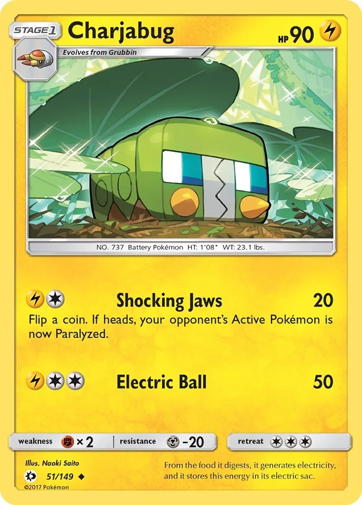 Charjabug (51/149) (SM Base Set)
