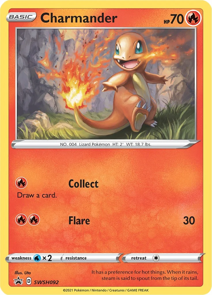 Charmander - SWSH092 (SWSH092) (SWSH: Sword & Shield Promo Cards)