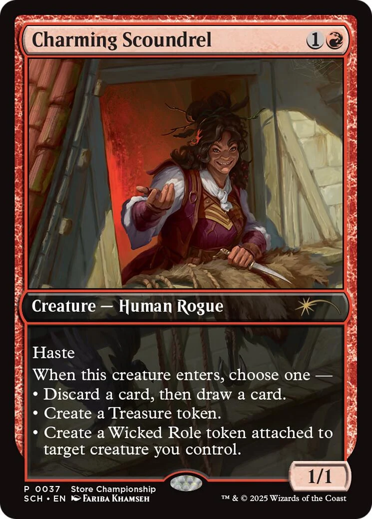 Charming Scoundrel (37) (Game Day & Store Championship Promos)