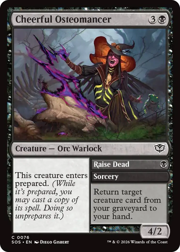 Cheerful Osteomancer (76) (Secrets of Strixhaven)