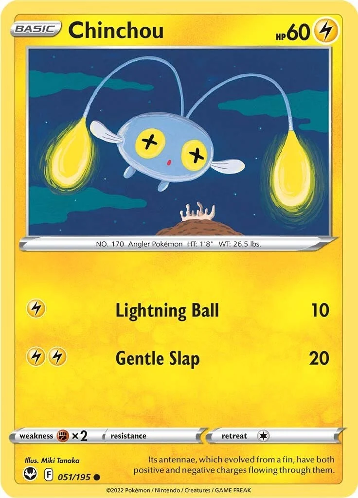 Chinchou (051/195) (SWSH12: Silver Tempest)