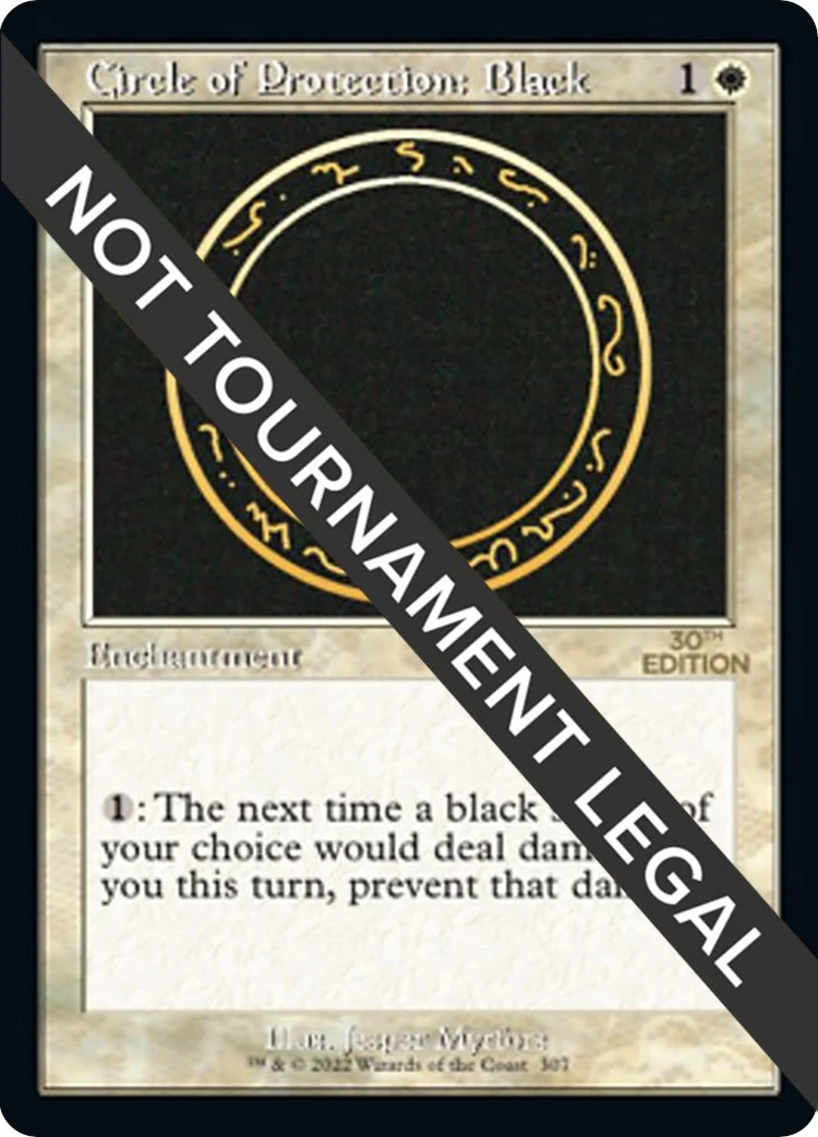 Circle of Protection: Black (Retro Frame) (307)