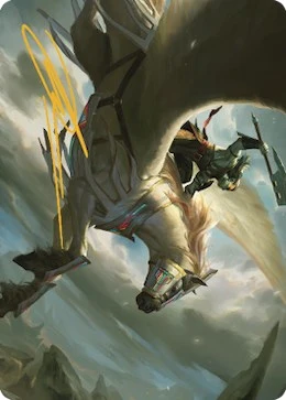 Cleaving Skyrider Art Card (Gold-Stamped Signature) (5)