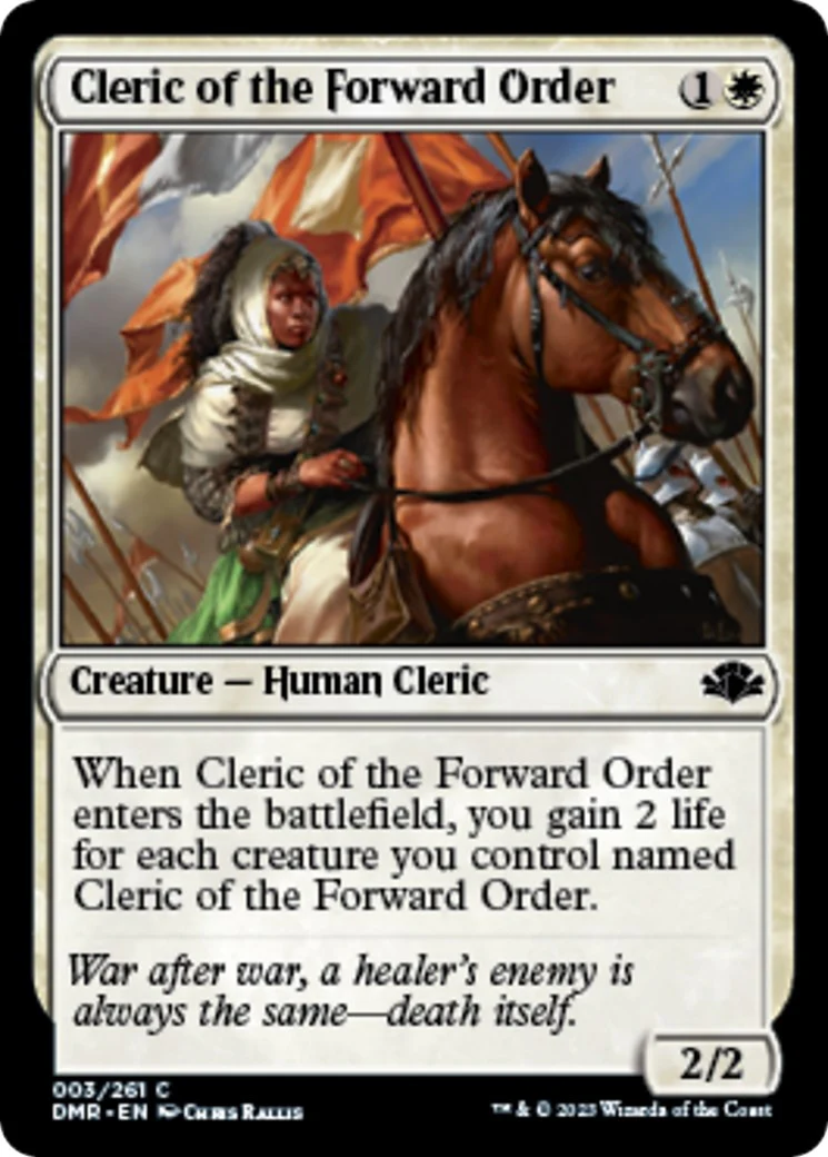 Cleric of the Forward Order (3)