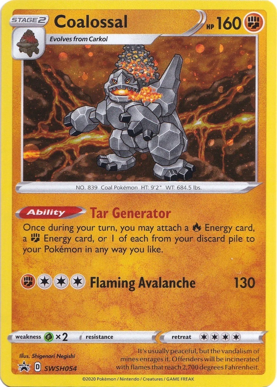 Coalossal - SWSH054 (SWSH054) (SWSH: Sword & Shield Promo Cards)