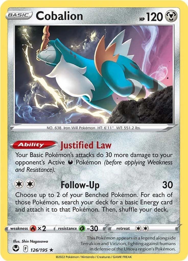 Cobalion (126/195) (SWSH12: Silver Tempest)