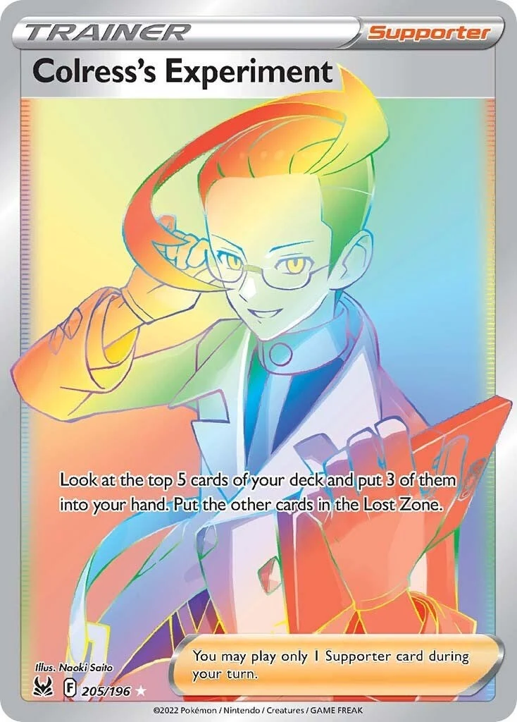 Colress's Experiment (Secret) (205/196) (SWSH11: Lost Origin)