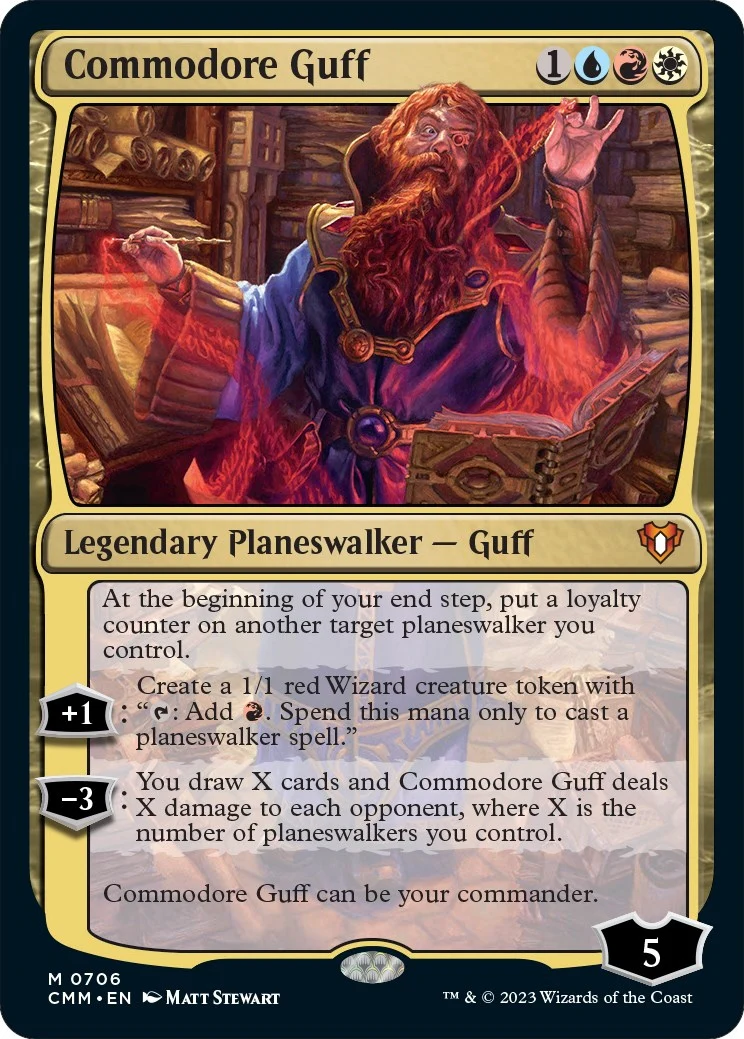 Commodore Guff (706) (Commander Masters)