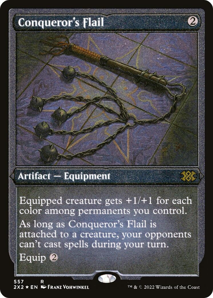 Conqueror's Flail (Foil Etched) (557)