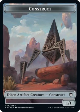Construct (008) // Goat Double-Sided Token (8 // 3)