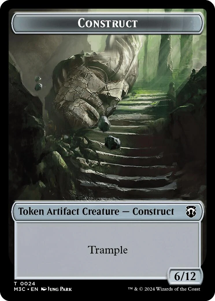Construct // Myr Double-Sided Token (24 // 25)