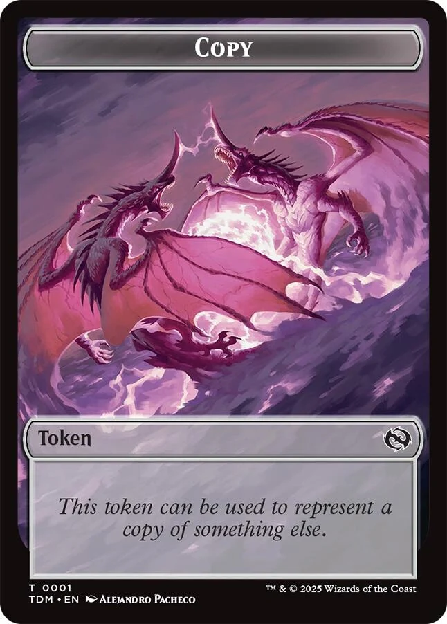 Copy // Monk Double-Sided Token (1 // 3) (Tarkir: Dragonstorm)