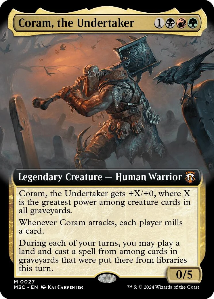 Coram, the Undertaker (Extended Art) (27) (Modern Horizons 3)