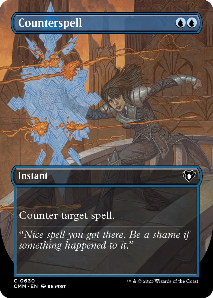 Counterspell (Borderless) (630) (Commander Masters)