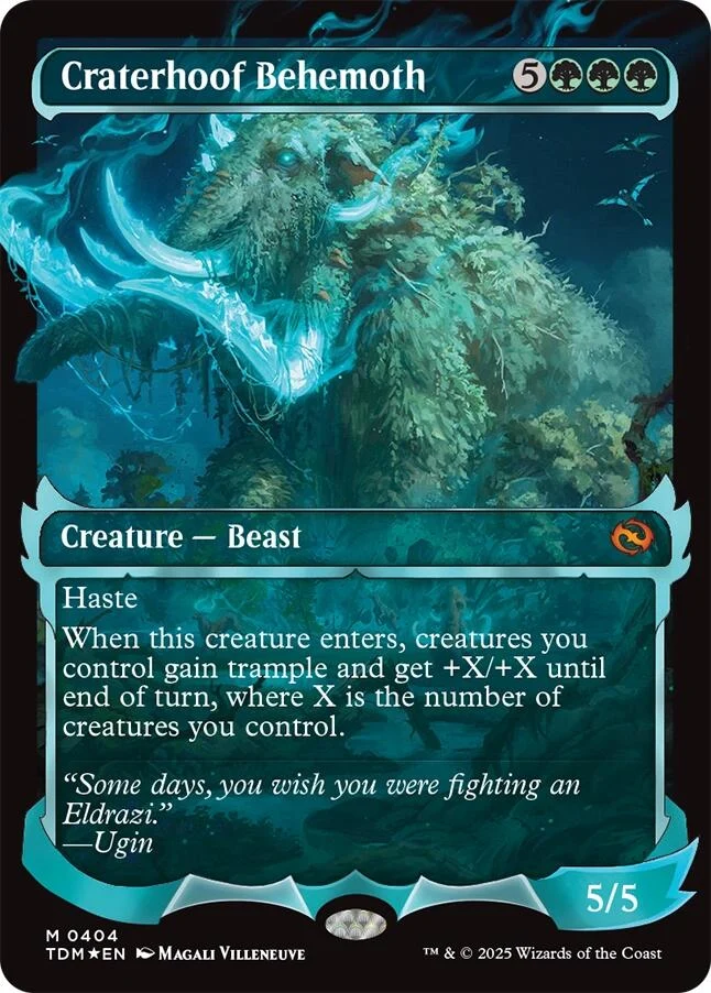 Craterhoof Behemoth (Showcase) (404) (Tarkir: Dragonstorm)