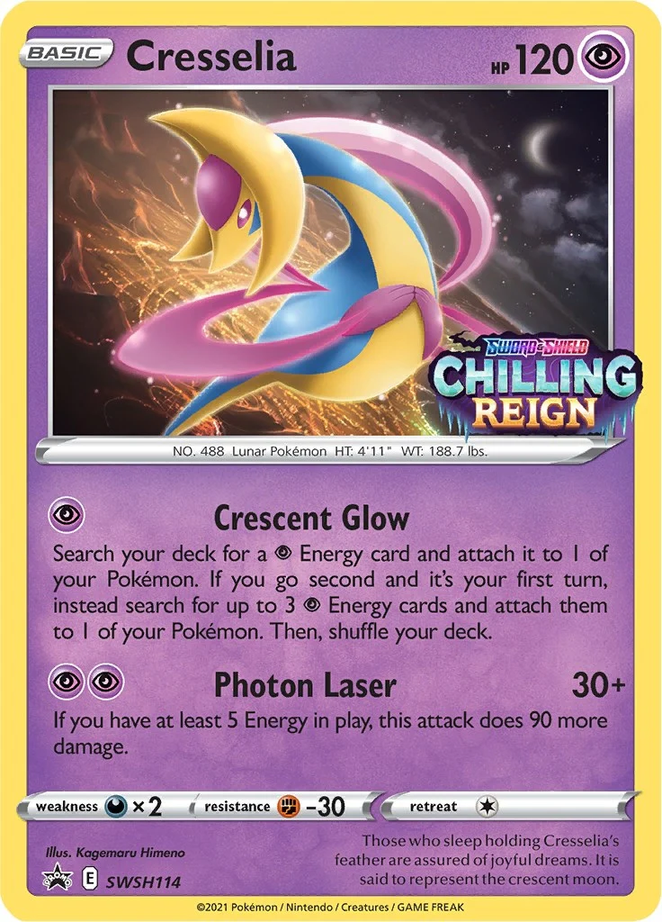 Cresselia - SWSH114 (Prerelease) (SWSH114) (SWSH: Sword & Shield Promo Cards)