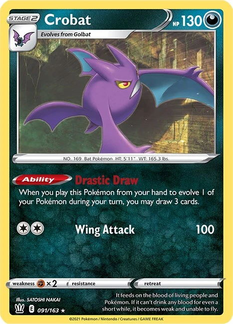 Crobat (091/163) (SWSH05: Battle Styles)