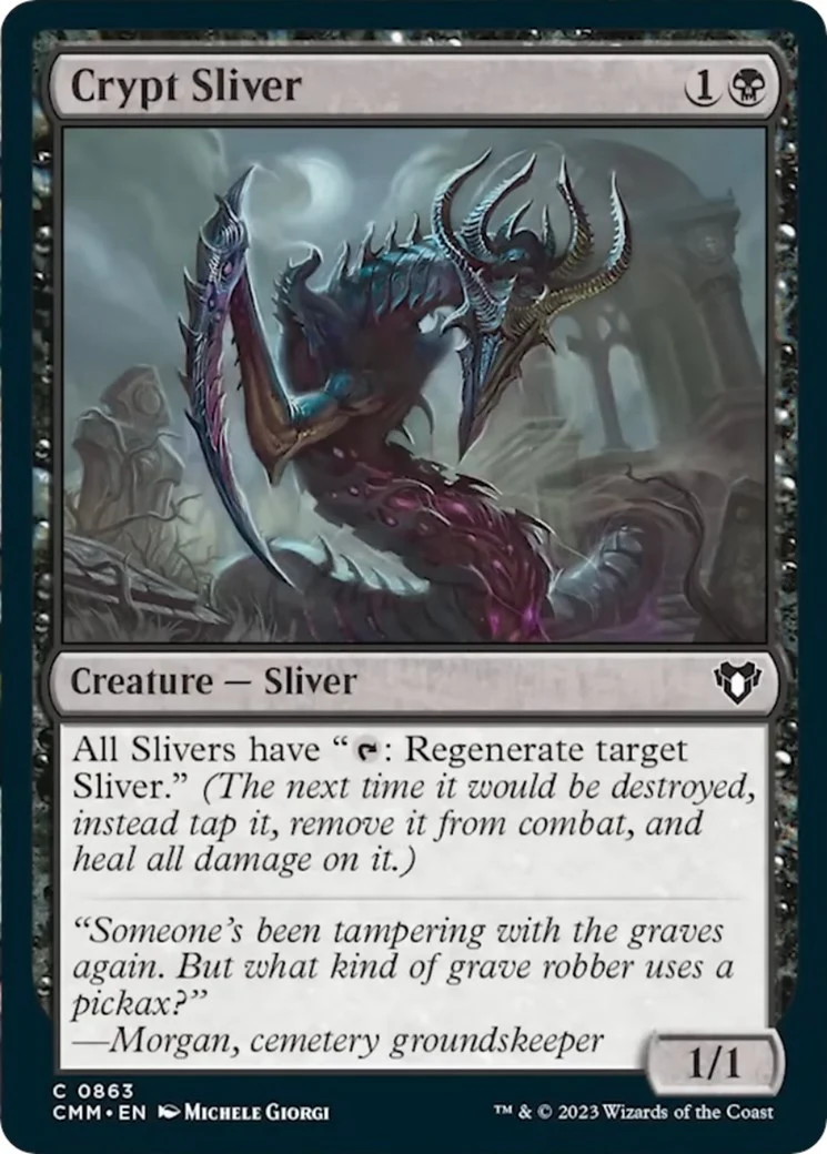 Crypt Sliver (863) (Commander Masters)
