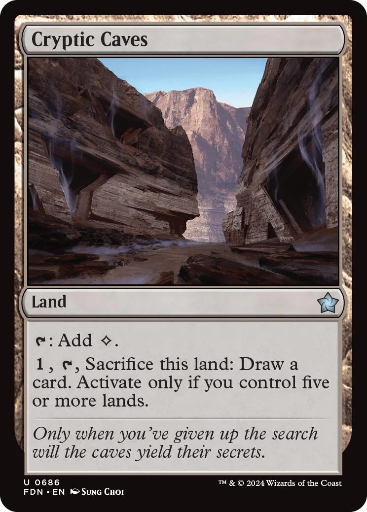 Cryptic Caves (686) (Foundations)