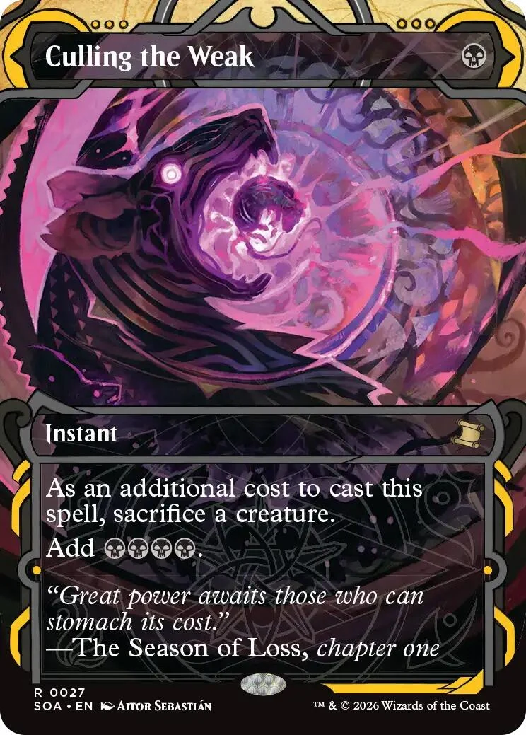Culling the Weak (27) (Secrets of Strixhaven: Mystical Archive)