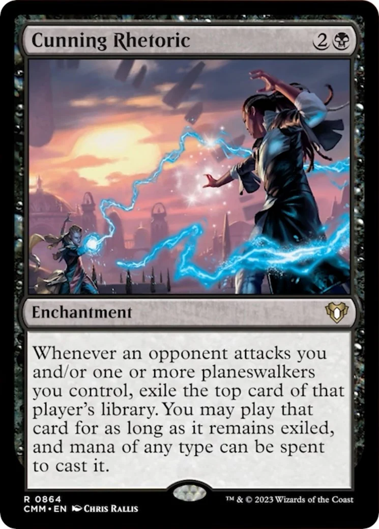 Cunning Rhetoric (864) (Commander Masters)